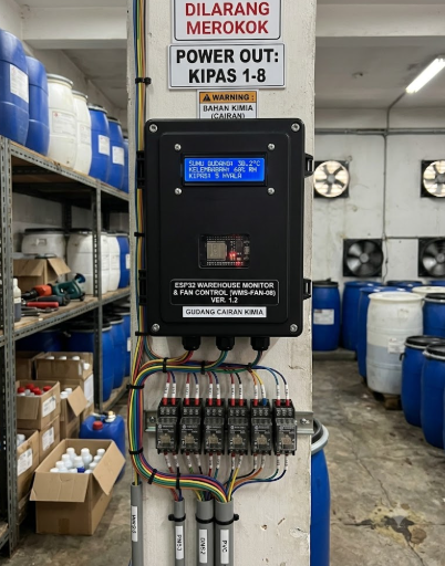 Fuzzy Logic Chemical Storage Monitoring System